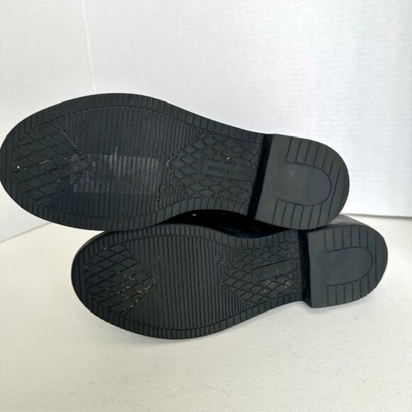 Marc Fisher Black leather Lace up Ulinn Combat Boots Women's Size 7M - Picture 4 of 7